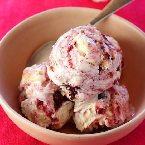 Berry Slab Pie Ice Cream