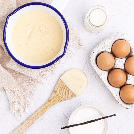 Homemade Custard (Créme Anglaise)