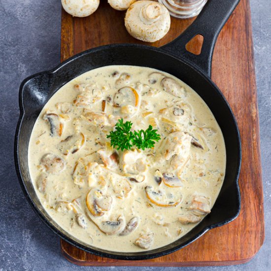 Rich & Creamy Chicken Stroganoff