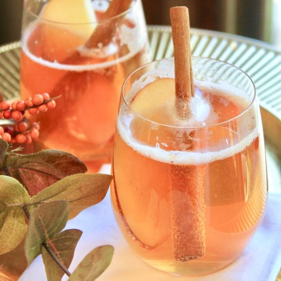 Fall Apple Cider Fireball Cocktail