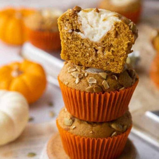 Copycat Pumpkin Cream Cheese Muffin
