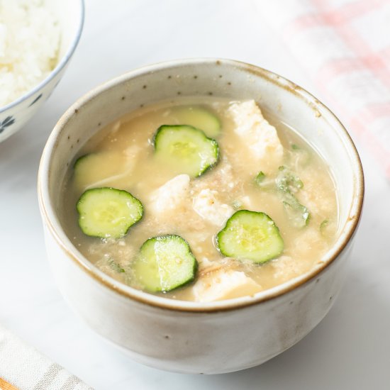 Hiyajiru (Cold Miso Soup)