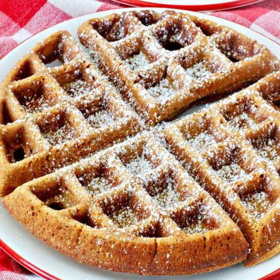 Gingerbread Waffles