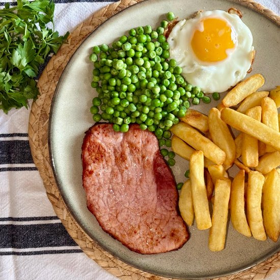 Air Fryer Gammon Steak