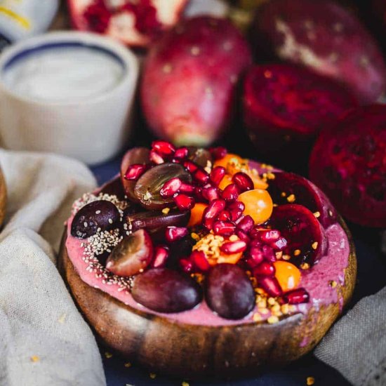 Prickly Pear Smoothie Bowl