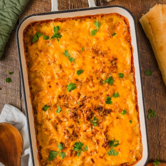 Cheesy Chicken and Rice Casserole