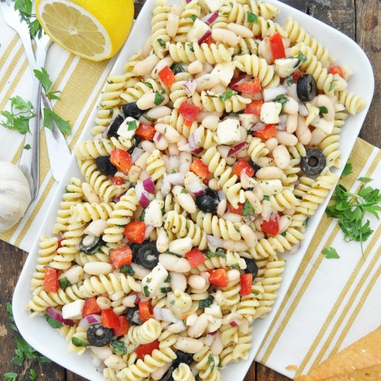 Mediterranean Pasta & Bean Salad