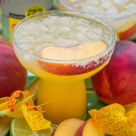 Peach Margarita Mocktail Recipe