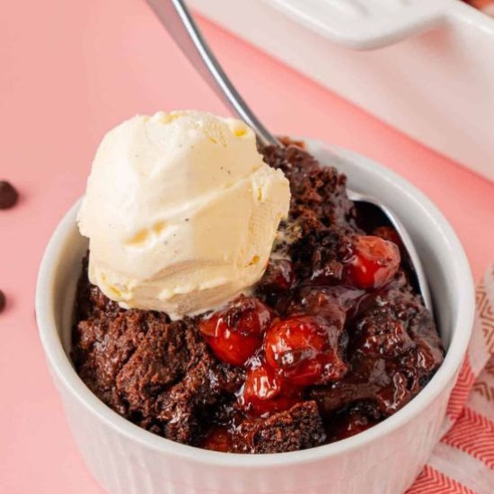 Chocolate Cherry Dump Cake