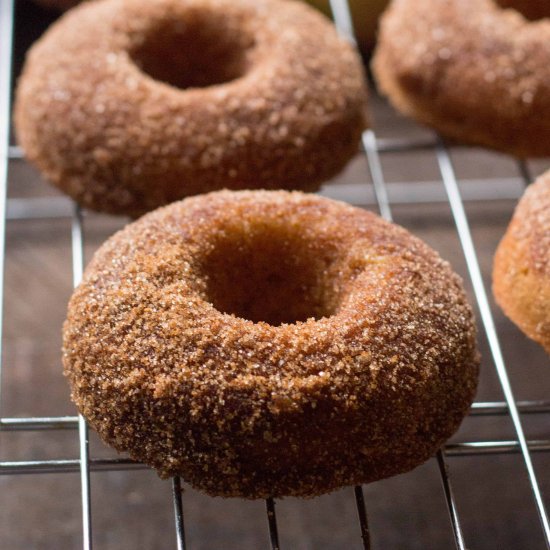 Baked Apple Cider Doughnuts