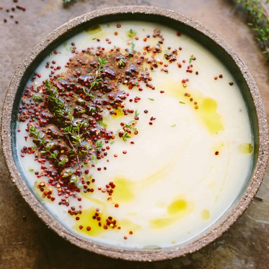 Parsnip Cauliflower Soup