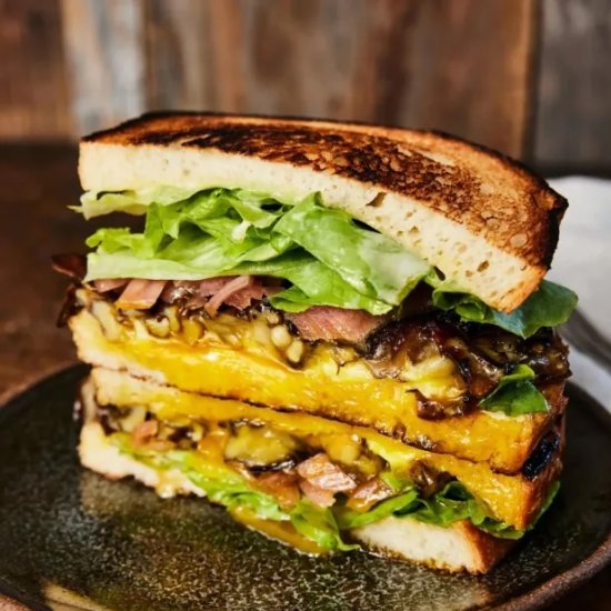 Hen of the Woods Sandwich