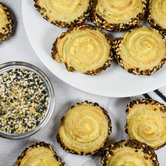 Everything Bagel Pinwheels