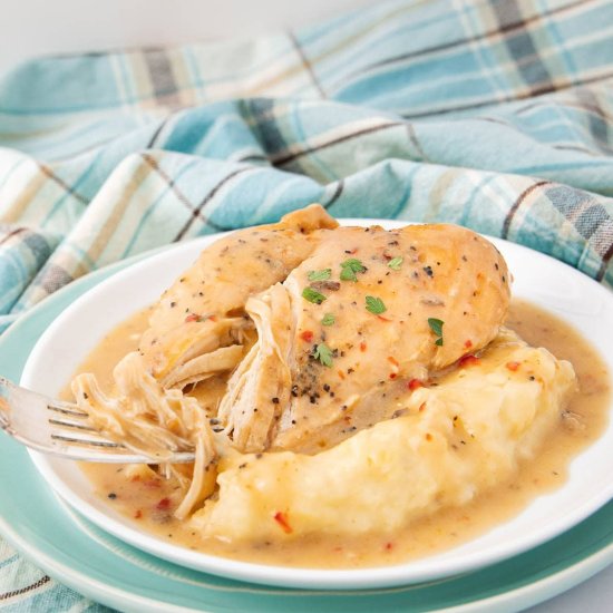 Creamed Chicken in Crock Pot