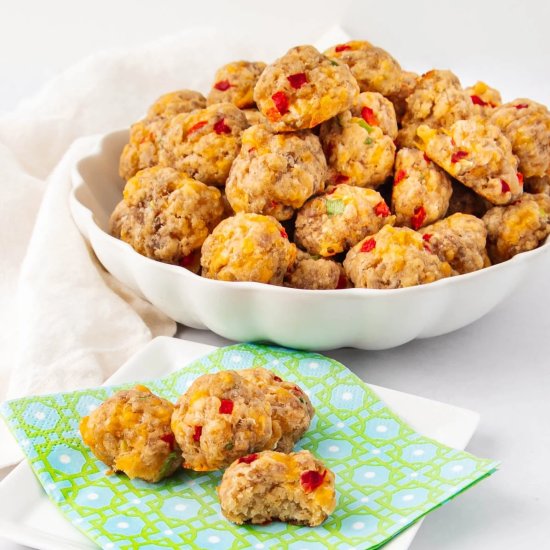Pimento Cheese Sausage Balls