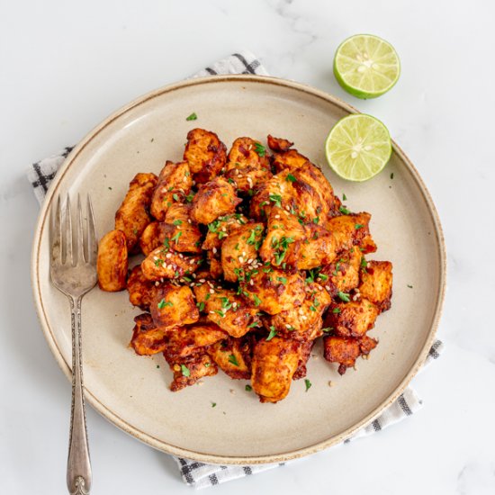 Easy Air Fryer Chicken Stir Fry