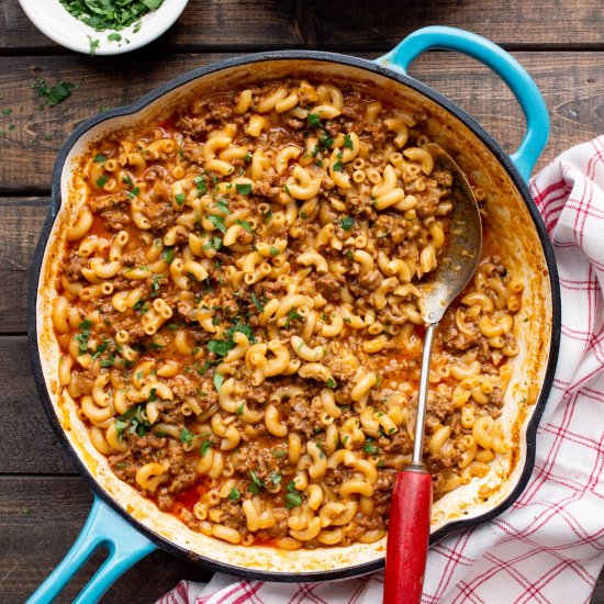 Homemade Hamburger Helper