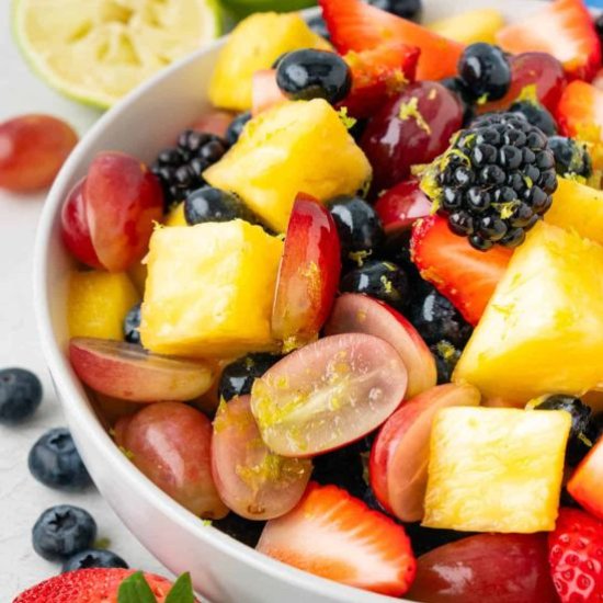 Honey Lime Fruit Salad