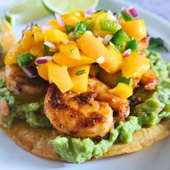 Easy Shrimp Tostadas