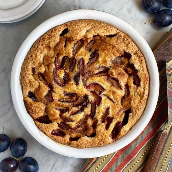 Italian Prune Plum Torte