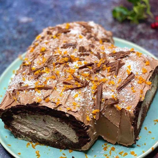 Classic Chocolate Yule Log