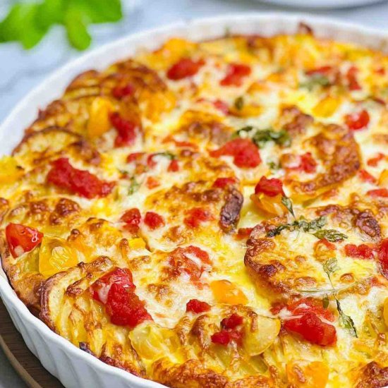 Easy Baked Potato Frittata