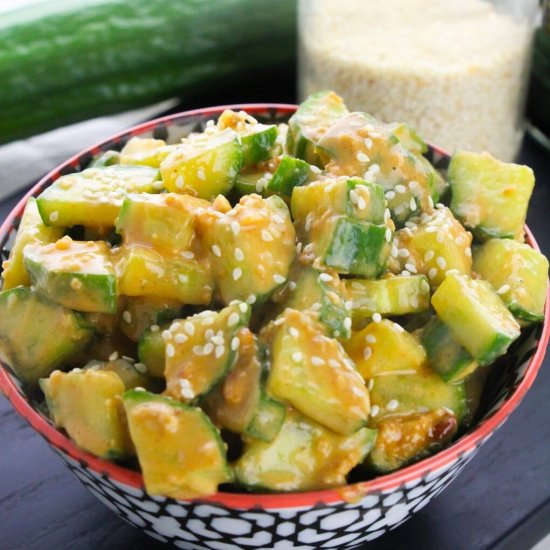 Spicy Asian Cucumber Salad