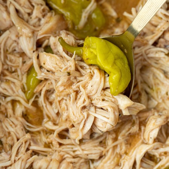 Slow Cooker Mississippi Chicken