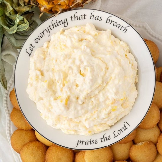 Sweet Creamy Pineapple Dip