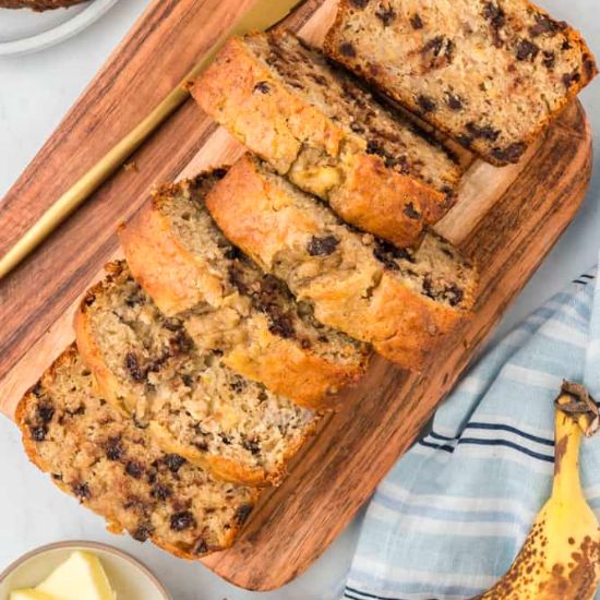 4-Ingredient Banana Bread