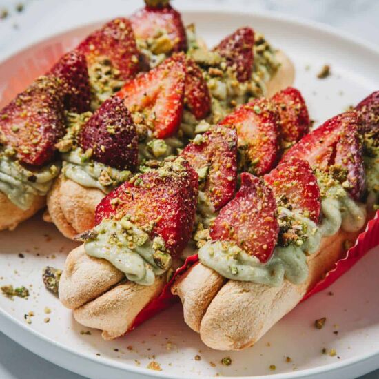 Strawberry Pistachio Ladyfingers