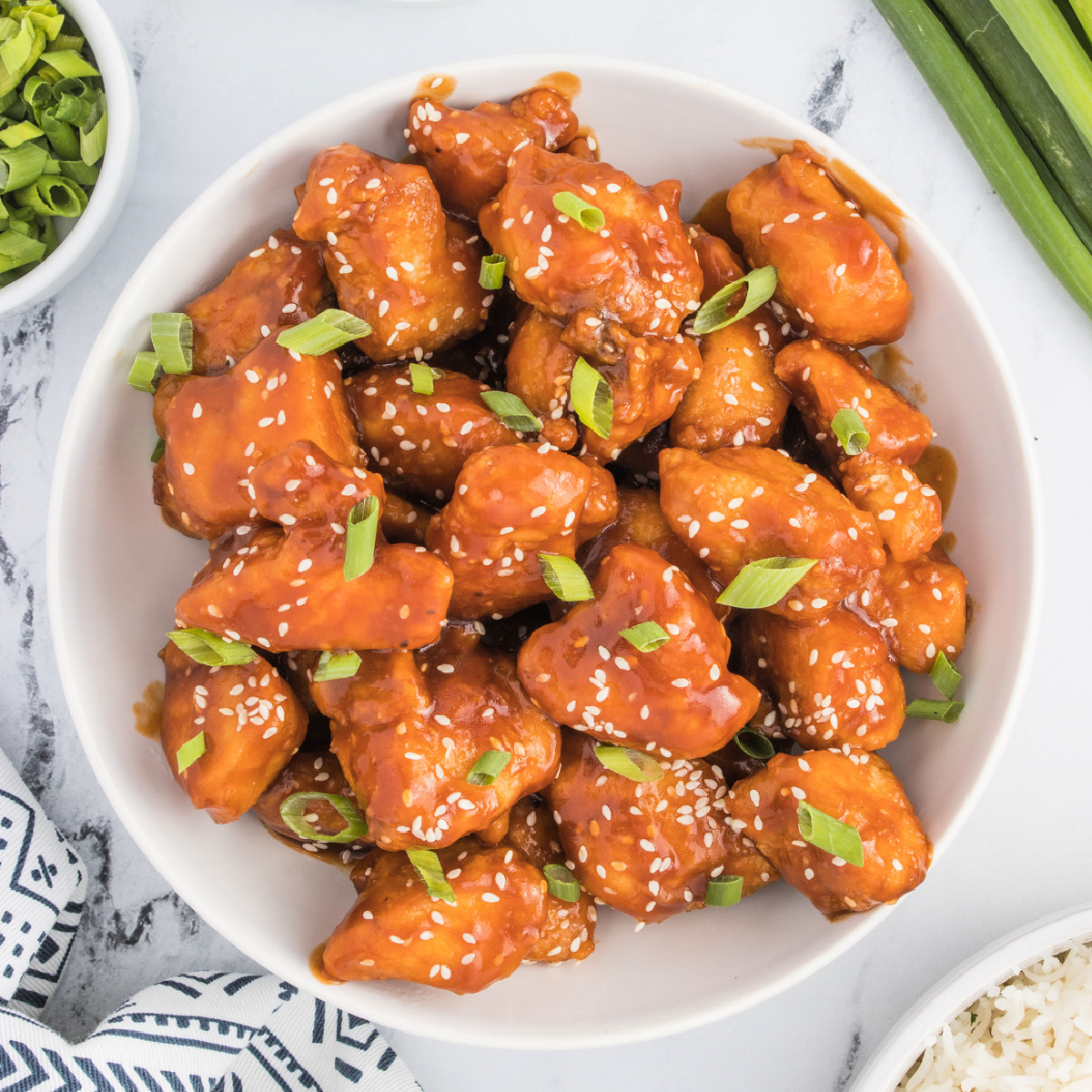Air Fryer Sesame Chicken
