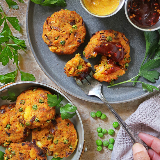 Easy Green Pea Patties