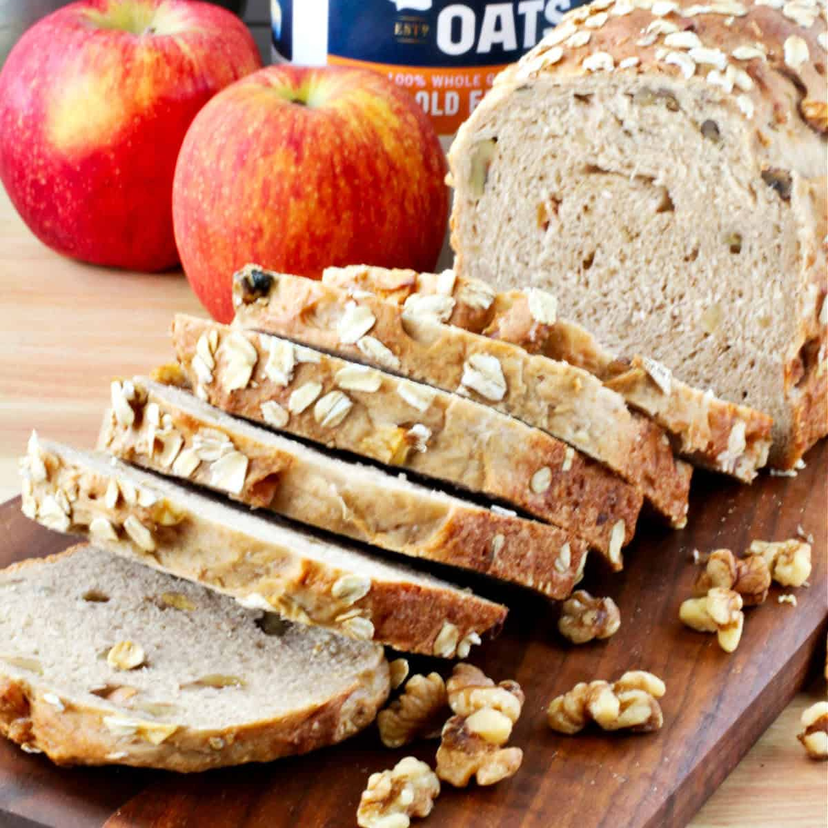 Apple Oatmeal Bread