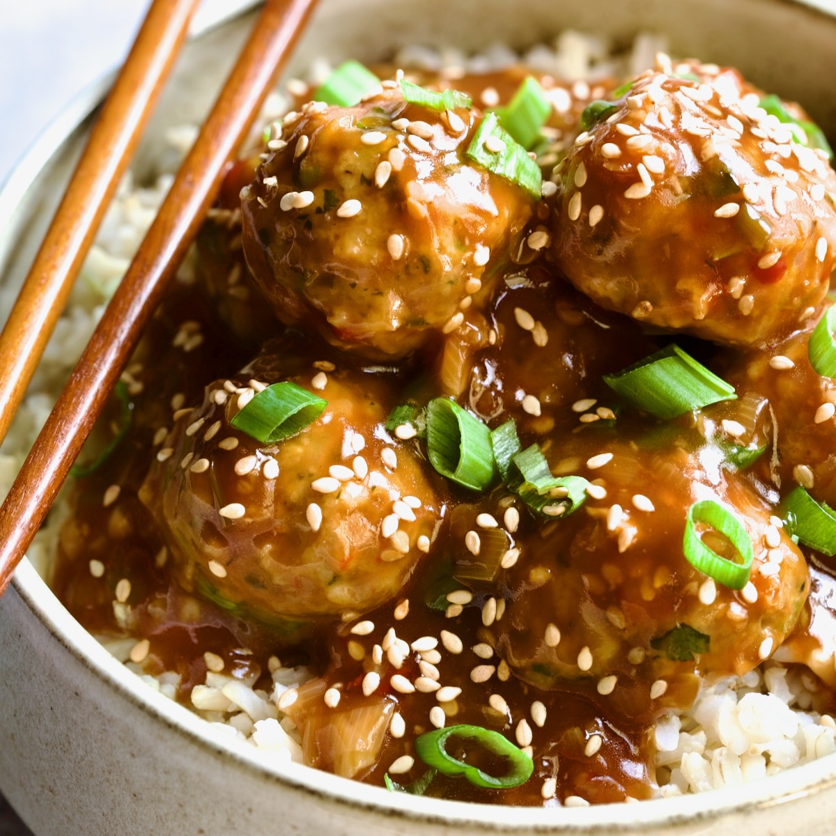 Asian Turkey Meatballs
