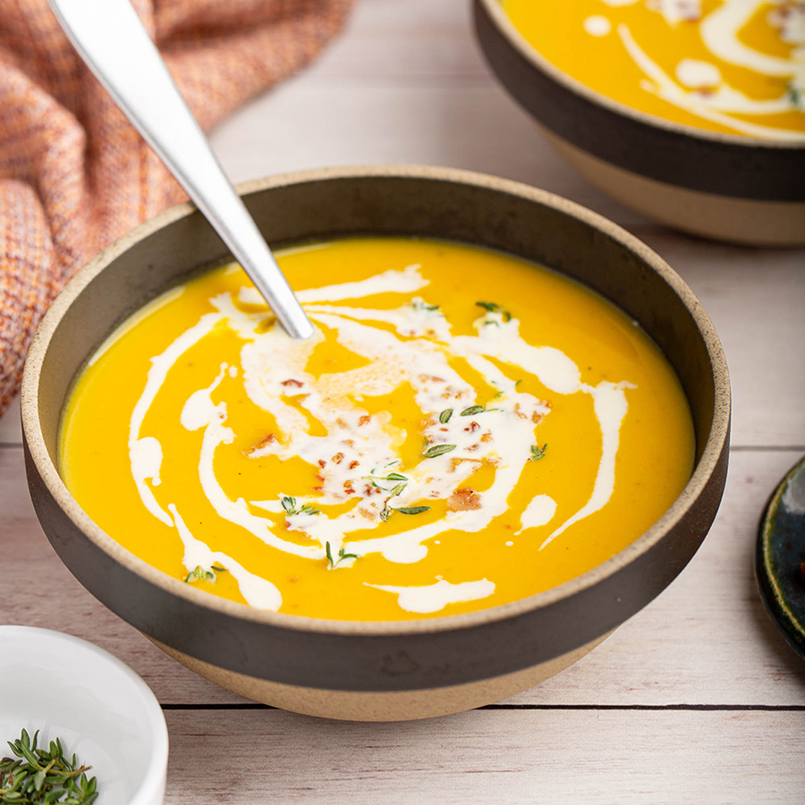 Creamy Roasted Pumpkin Soup