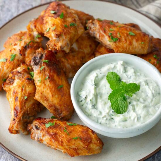 Tandoori Baked Chicken Wings