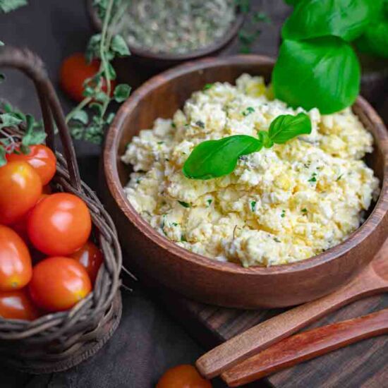 Baked Feta Eggs