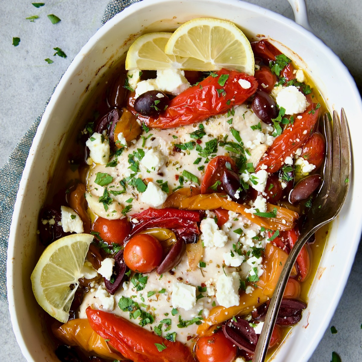 Baked Greek Chicken
