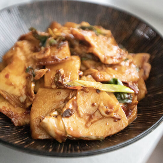 Bamboo Shoot and Pork Stir-Fry
