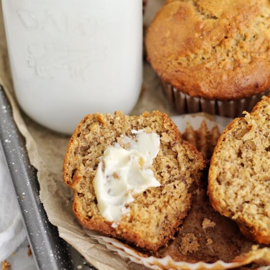 Banana Oat Muffins
