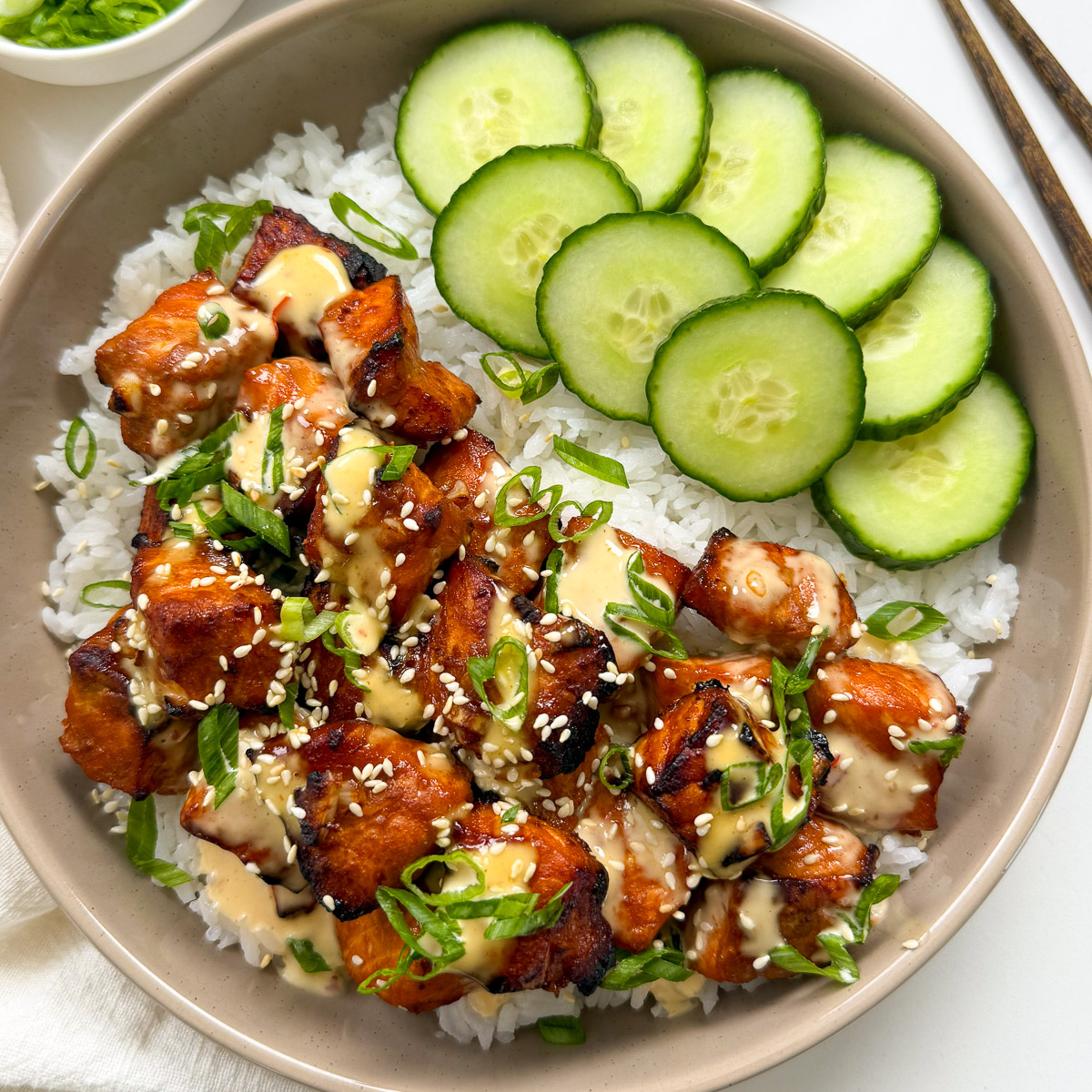 Bang Bang Salmon Bites