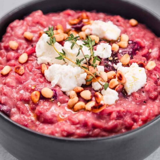Creamy Beetroot Risotto
