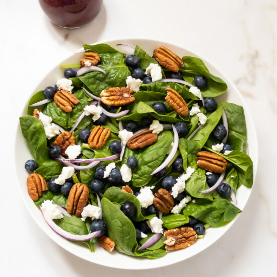 Blueberry Spinach Salad