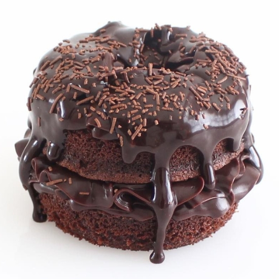 Brownie Donuts Truffle Ganache