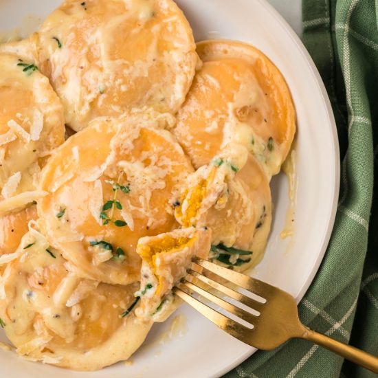 Butter Cream Butternut Ravioli