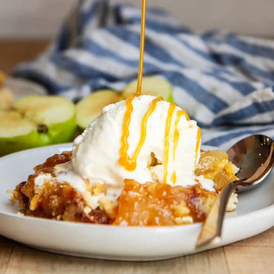 Caramel Apple Dump Cake