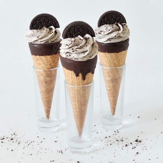 Cheesecake Waffle Cones