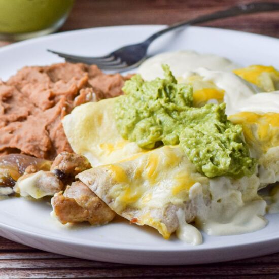 Easy Chicken Enchiladas
