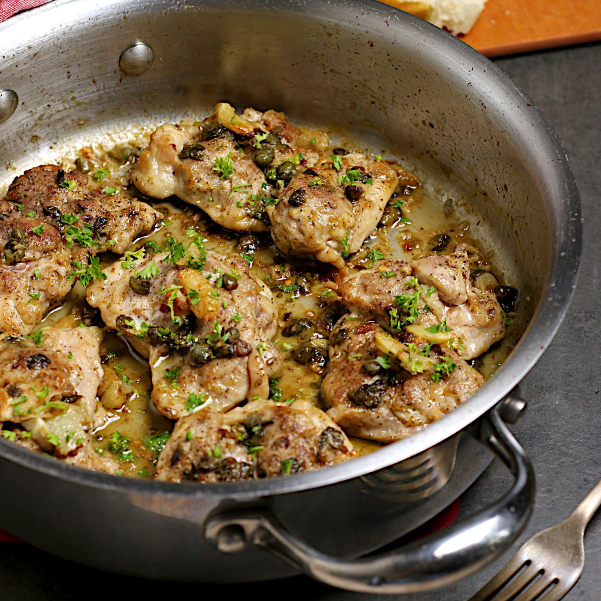 Chicken with Anchovies and Capers